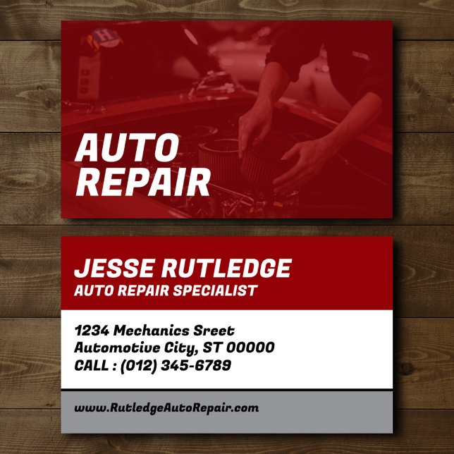Auto Repair Business Card (Creator Uploaded)