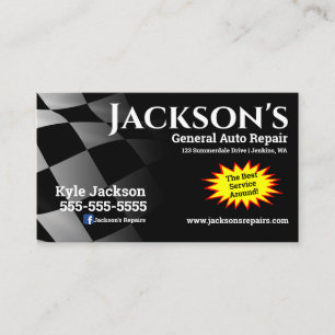 Auto Repair Business Card