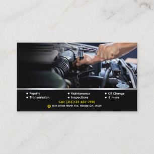 Auto Repair Business Card Template