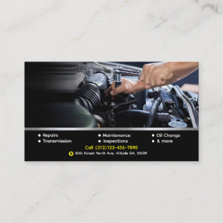 Auto Repair Business Card Template