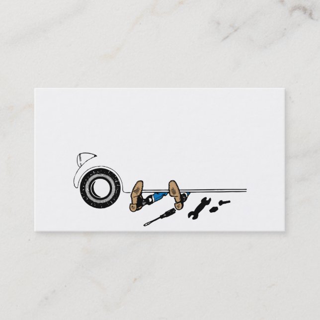 Auto Repair Business Cards (Front)