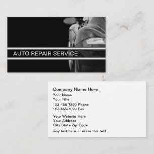 Auto Repair Business Cards