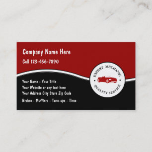 Auto Repair Business Cards