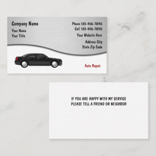 Auto Repair Business Cards