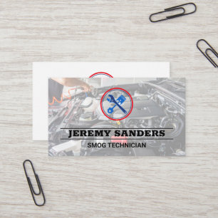 Auto Repair Logo   Mechanic Business Card