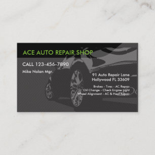 Auto Repair Services Business Card