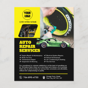 Auto Repair Services  Flyer
