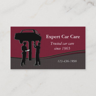 Auto Repair Shop Business Card