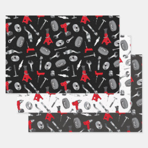 Auto Repair Technician Mechanic Wrapping Paper Sheet