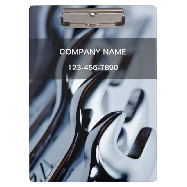 Auto Repair Theme Business Clipboards (Front)