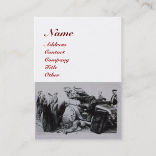 AUTO RESTORATION , AUTOMOTIVE, car repair garage Business Card