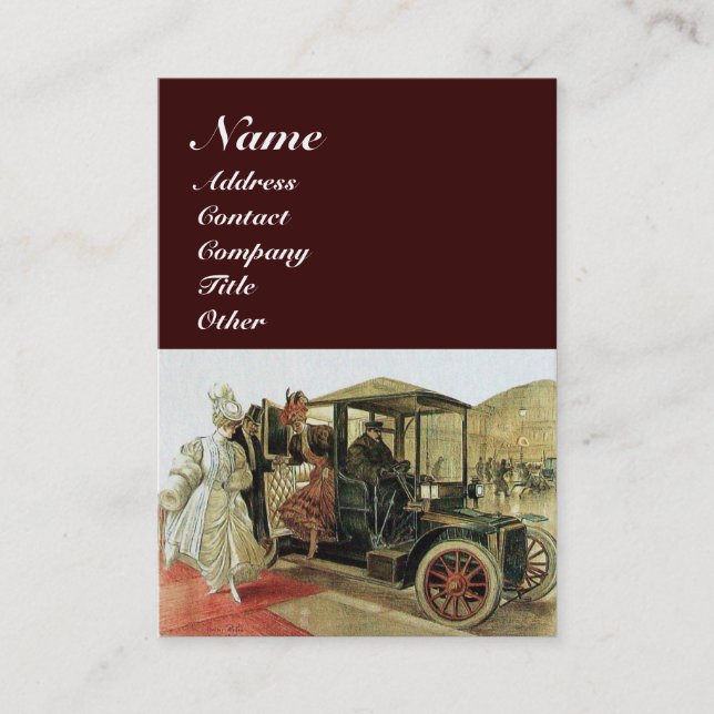 AUTO RESTORATION , AUTOMOTIVE, car repair garage Business Card (Front)