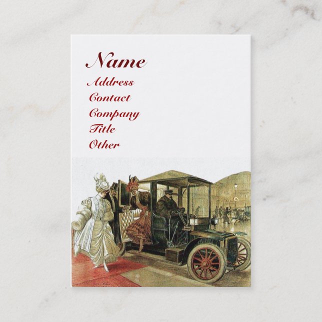 AUTO RESTORATION , AUTOMOTIVE, car repair garage Business Card (Front)