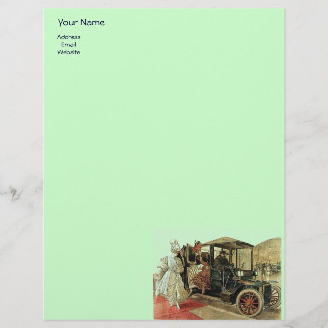 AUTO RESTORATION- AUTOMOTIVE LETTERHEAD TEMPLATE (Front)