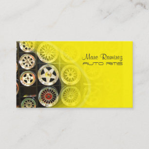AUTO RIMS, PHOTO business cards