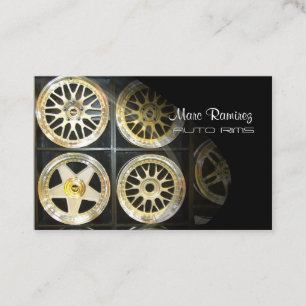 AUTO RIMS, PHOTO business cards