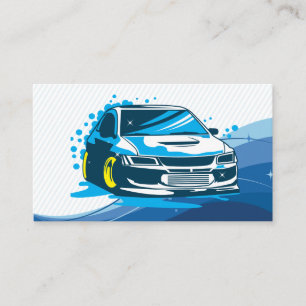 Auto Services   Car Detailing   Soap Bubbles Business Card