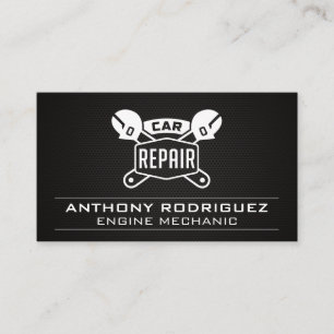 Auto Shop   Car Repair Wrenches Business Card