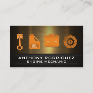 Auto Shop Icons   Car Repair Business Card