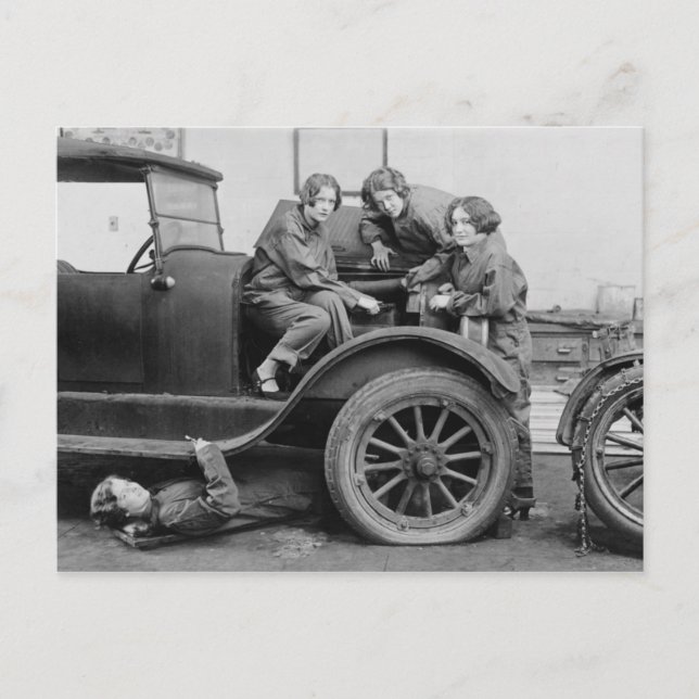 Auto Shop Postcard (Front)