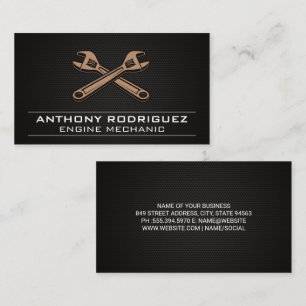 Auto Shop   Wrenches Business Card