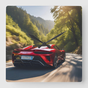 AUTO SQUARE WALL CLOCK