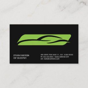 Auto Stylized Car   Repair Business Card