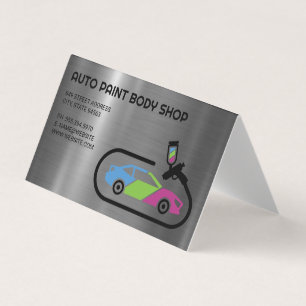 Auto Support Car Paint Jobs Business Card