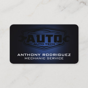 Auto Tech Mechanic   Car Care Business Card