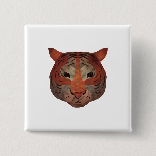 Auto Tiger 15 Cm Square Badge (Front)