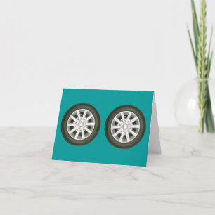 Auto Tire/Wheel Thank You Card