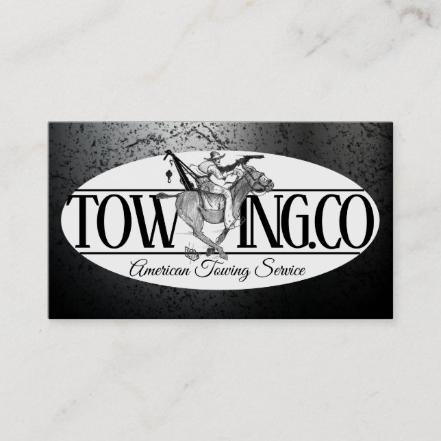 Auto Tow Business Card (Front)