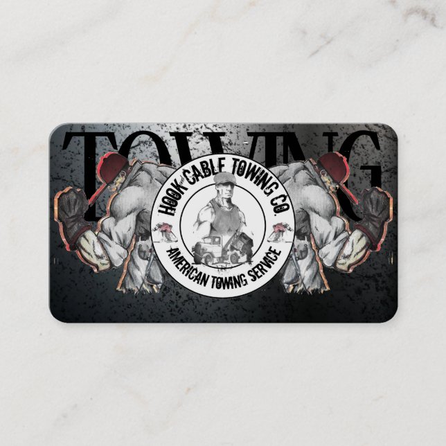 Auto Tow Business Card (Front)