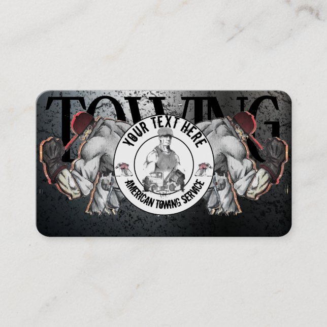 Auto Tow Business Card (Front)