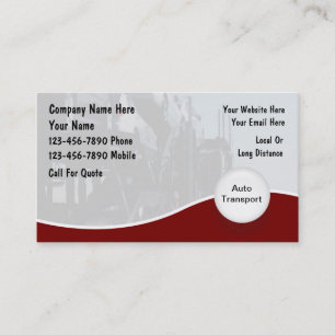 Auto Transport Business Cards