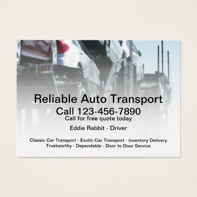 Auto Transport Car Carrier (Front)