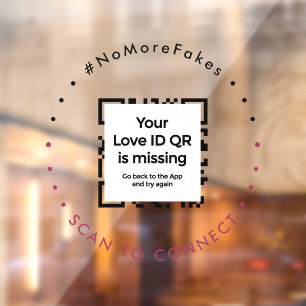 Auto window sticker - QR - PURE Collection