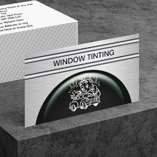 Auto Window Tinting Business Cards