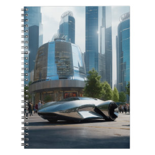 Auto Wow! Futuristic Car  Notebook