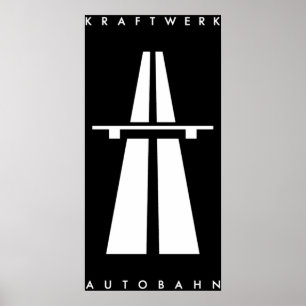 Autobahn Kraftwerk Inspired Poster