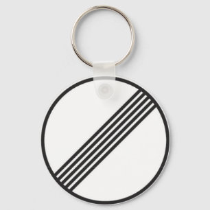 Autobahn No Speed Limits Key Ring
