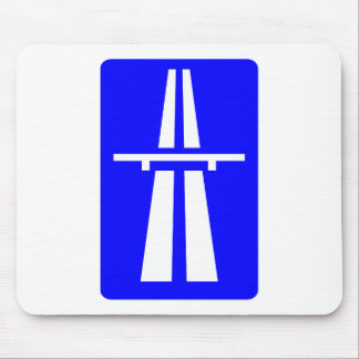 Autobahn Sign Mouse Mat