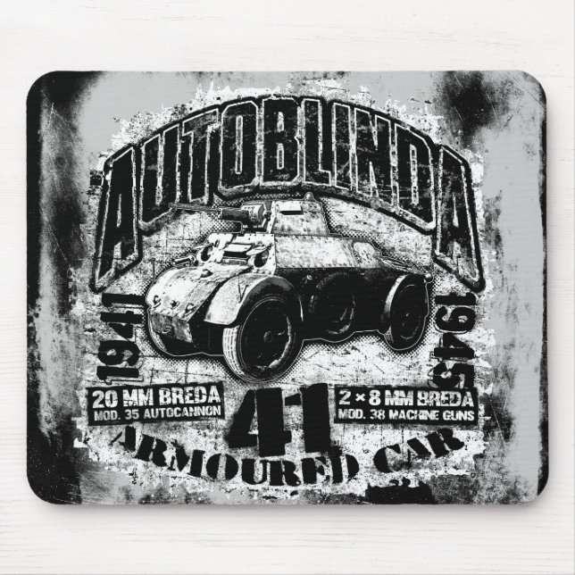 Autoblinda 41 Mousepad (Front)