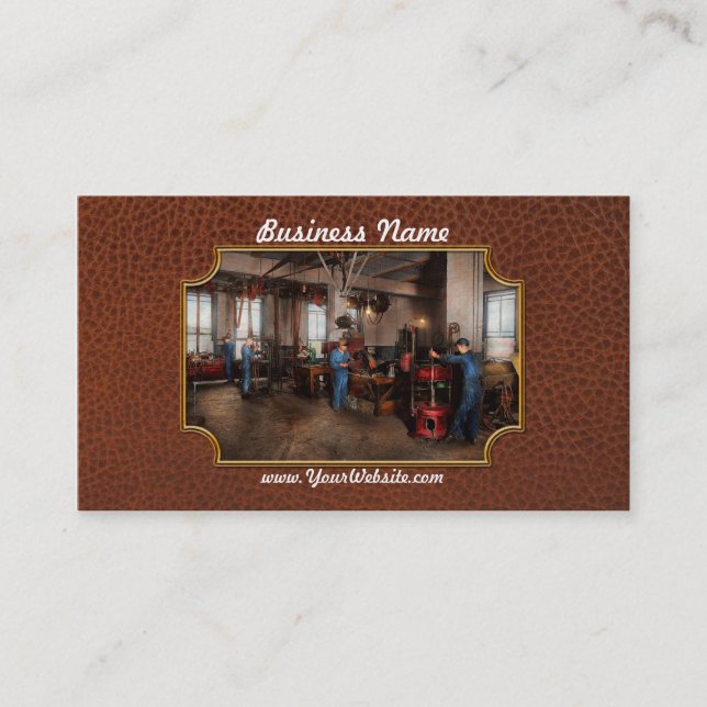 Autobody - The bodyshop 1916 Business Card (Front)