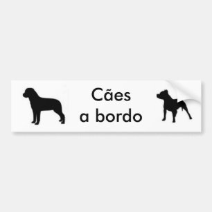 autocolante dogs the edge-Rott and Pit Bumper Sticker