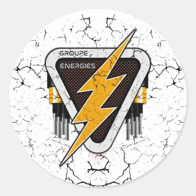 AUTOCOLLANT NRJ 2025 CLASSIC ROUND STICKER (Front)