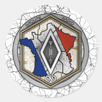 AUTOCOLLANT RADIO 2025 CLASSIC ROUND STICKER