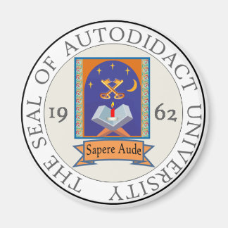 Autodidact University Seal Magnet