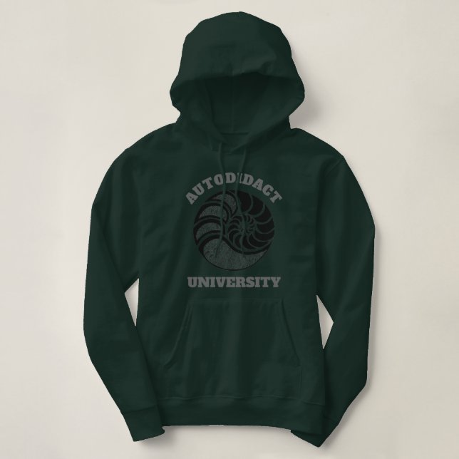 Autodidact University sweatshirt hoodie (Design Front)