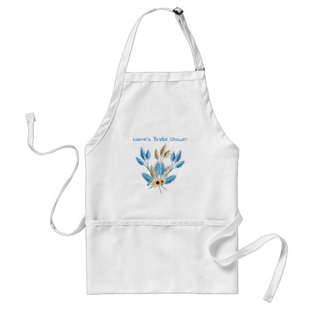 Autograph Apron Bride Gift Bridal Shower (Front)